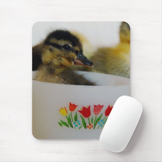 Duck in een Teacup 2 Muismat (Met muis)