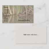 Duck in Reeds Visitekaartje (Voorkant / Achterkant)