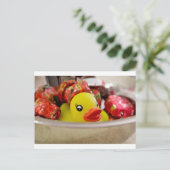 Duck in Snoep Briefkaart (Staand voorkant)