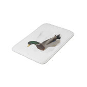 Duck in Snow Bath Mats Badmat (Gekanteld)