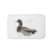 Duck in Snow Bath Mats Badmat (Voorkant)