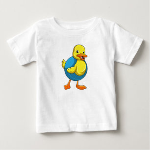 Duck in Swimming met Swim ring