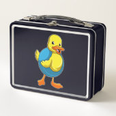 Duck in Swimming met Swim ring (Voorkant)