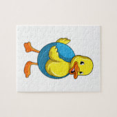 Duck in Swimming met Swim ring Legpuzzel (Horizontaal)
