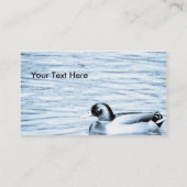 Duck in Water Visitekaartje (Achterkant)