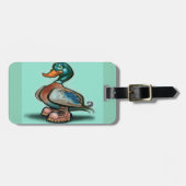 Duck in Work Boots Bagagelabel (Voorkant horizontaal)