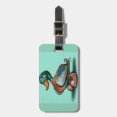 Duck in Work Boots Bagagelabel (Voorkant verticaal)