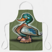 Duck in Work Boots Schort (Voorkant)
