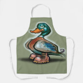 Duck in Work Boots Schort (Voorkant)