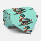 Duck in Work Boots Stropdas (Opgerold)