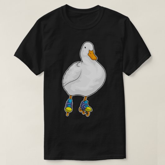 Duck Inline schaatsen Roller schaatsen 1 T-shirt (Design voorkant)