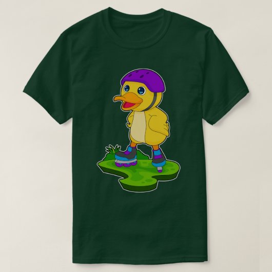 Duck Inline skating Roller schaatsen T-shirt (Design voorkant)