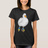 Duck Inline skating Roller schaatsen T-shirt (Voorkant)