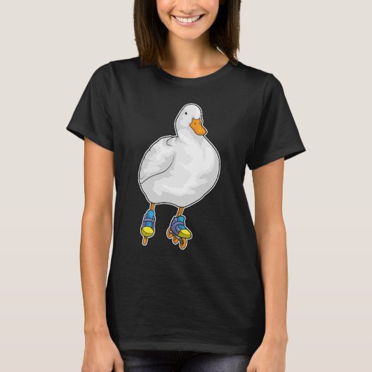 Duck Inline skating Roller schaatsen T-shirt (Voorkant)