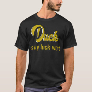 Duck is mijn geluk zwarte labrador pets t-shirt