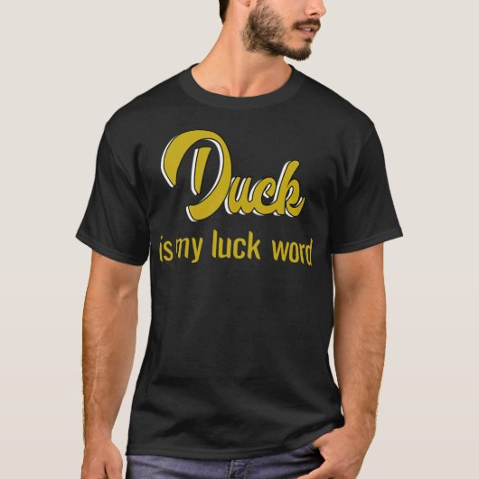 Duck is mijn geluk zwarte labrador pets t-shirt (Voorkant)