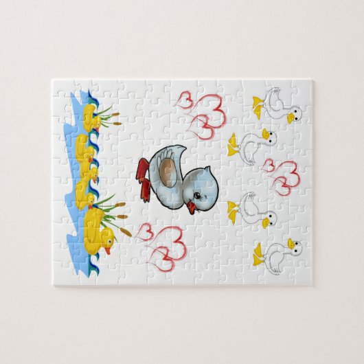 Duck Jigzaag Puzzle Legpuzzel (Horizontaal)