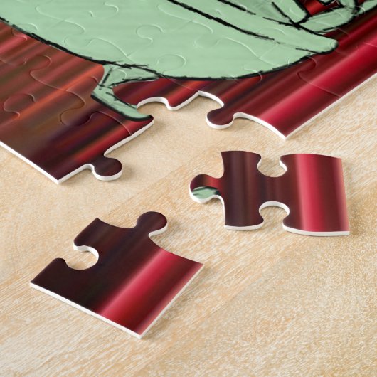 Duck Jigzaag Puzzle Legpuzzel (Zijkant)