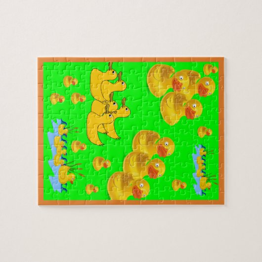Duck Jigzaag Puzzle Legpuzzel (Horizontaal)