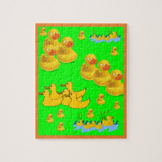 Duck Jigzaag Puzzle Legpuzzel (Verticaal)