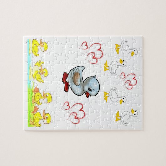 Duck Jigzaag Puzzle Legpuzzel (Horizontaal)
