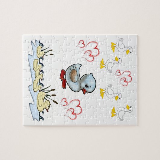 Duck Jigzaag Puzzle Legpuzzel (Horizontaal)