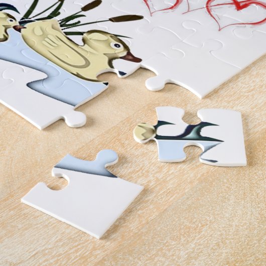 Duck Jigzaag Puzzle Legpuzzel (Zijkant)