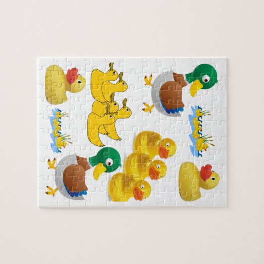 Duck Jigzaag Puzzle Legpuzzel (Horizontaal)