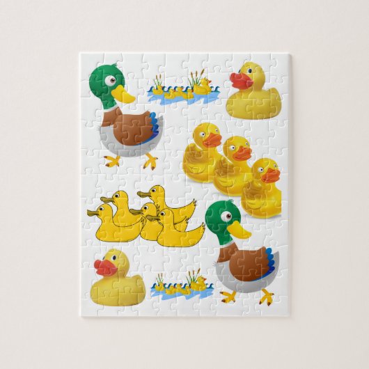 Duck Jigzaag Puzzle Legpuzzel (Verticaal)
