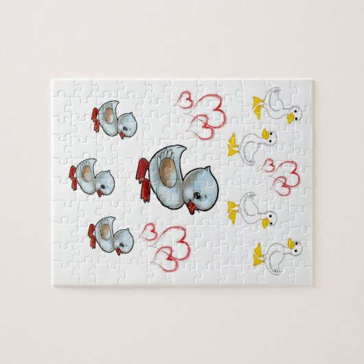 Duck Jigzaag Puzzle Legpuzzel (Horizontaal)