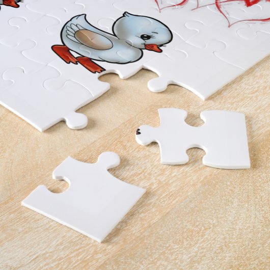 Duck Jigzaag Puzzle Legpuzzel (Zijkant)