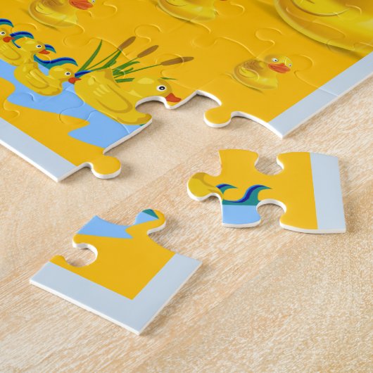 Duck Jigzaag Puzzle Legpuzzel (Zijkant)