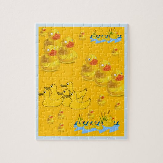 Duck Jigzaag Puzzle Legpuzzel (Verticaal)