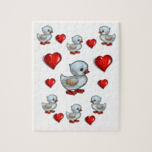 Duck Jigzaag Puzzle Legpuzzel (Verticaal)