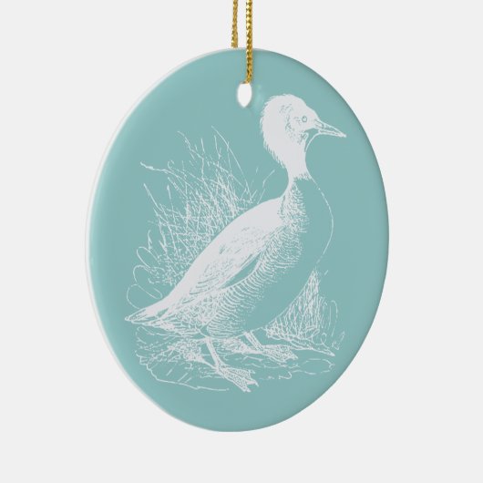 Duck Keramisch Ornament (Rechts)