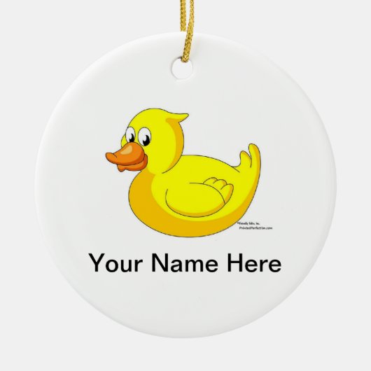 Duck Keramisch Ornament (Voorkant)