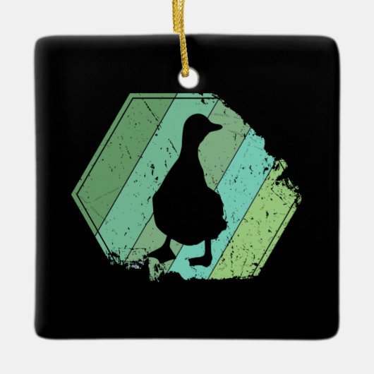 Duck Keramisch Ornament (Voorkant)