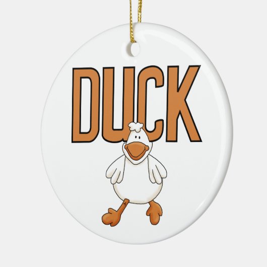 Duck Keramisch Ornament (Links)