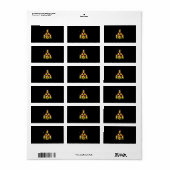 Duck kerstboom etiket (Full Sheet)