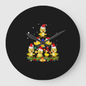 Duck kerstboom grote klok (Voorkant)