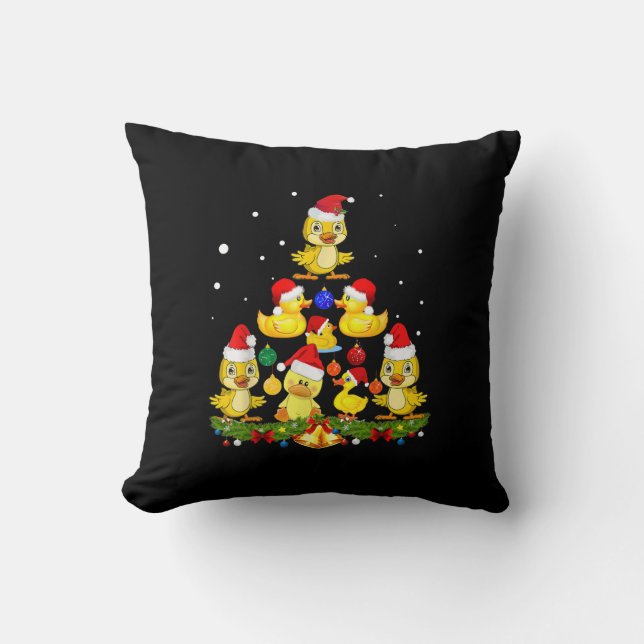 Duck kerstboom kussen (Voorkant)