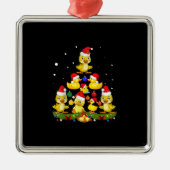 Duck kerstboom metalen ornament (Voorkant)
