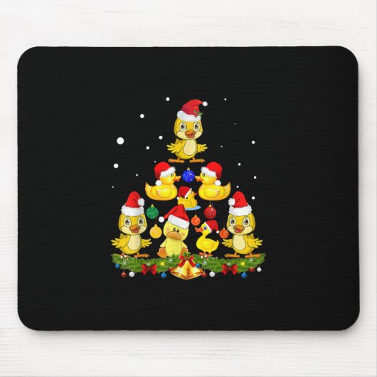 Duck kerstboom muismat (Voorkant)