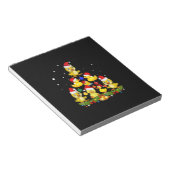 Duck kerstboom notitieblok (Schuin)