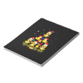 Duck kerstboom notitieblok (Linkerzijde)