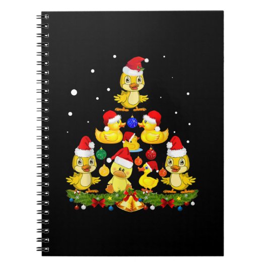 Duck kerstboom notitieboek (Voorkant)