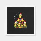 Duck kerstboom servet (Voorkant)