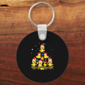 Duck kerstboom sleutelhanger (Voorkant)