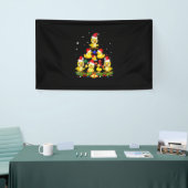 Duck kerstboom spandoek (Beurs)