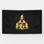 Duck kerstboom spandoek (Horizontaal)